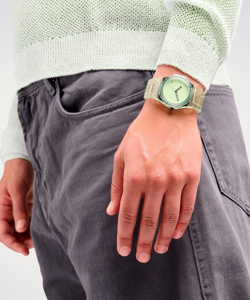 D1 MILANO（ディーワンミラノ）の「「D1 MILANO/ディーワン ミラノ」NYLON ナイロン クリアウォッチ　ユニセックス（アナログ腕時計・メンズ・ホワイト/クリアブラック・39mm）」の22枚目の写真