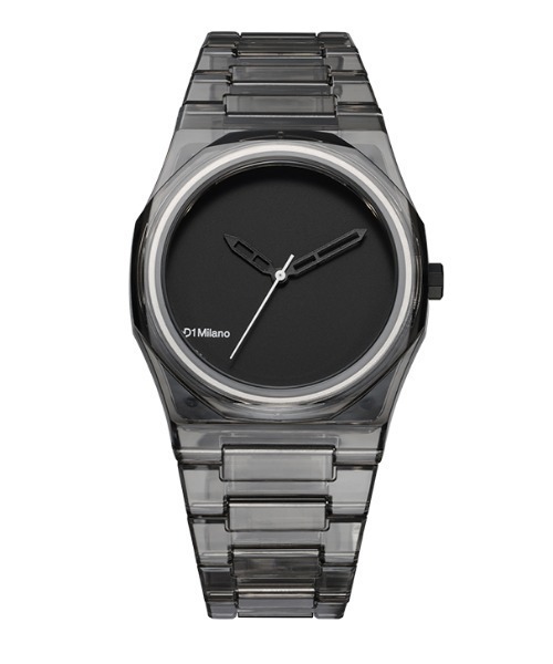 D1 MILANO（ディーワンミラノ）の「「D1 MILANO/ディーワン ミラノ」NYLON ナイロン クリアウォッチ　ユニセックス（アナログ腕時計・メンズ・ホワイト/クリアブラック・39mm）」の17枚目の写真