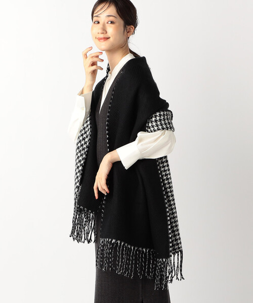 COMME CA ISM（コムサイズム）の「【 リバーシブル 】大判ストール