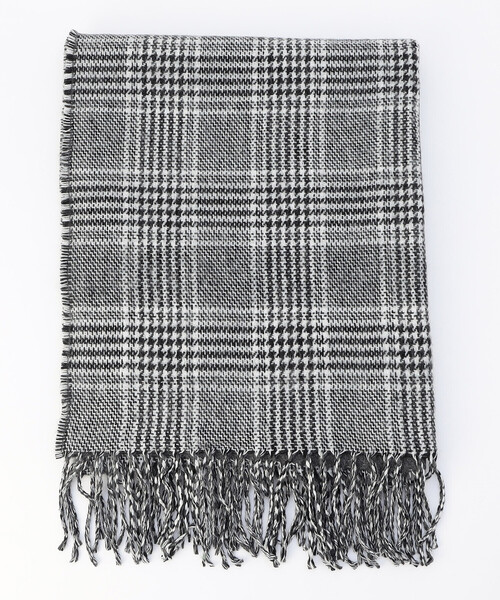 COMME CA ISM（コムサイズム）の「【 リバーシブル 】大判ストール（ストール/ショール・レディース・チャコールグレー/ブラック系1・FREE）」の12枚目の写真