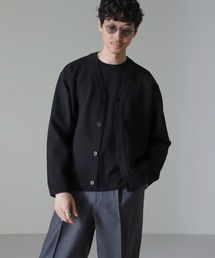 NANO universe（ナノユニバース）の「テック鹿の子ニットカーディガン（カーディガン/ボレロ）」