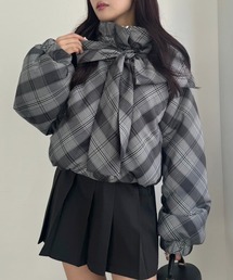 one after another NICE CLAUP | 【premium order】リボンフェイクダウンジャケット(ダウンジャケット/コート)