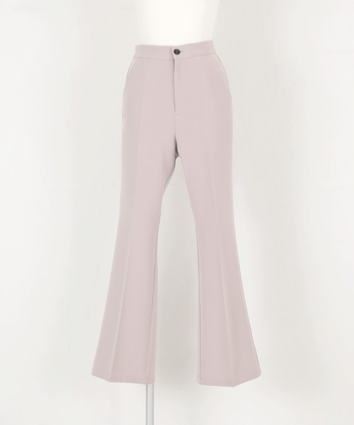 titivate（ティティベイト）の「センタープレスフレアパンツ（その他パンツ・レディース・ブラック/グレイッシュベージュ/アイボリー/ピンクベージュ/ブラウン・M）」の14枚目の写真