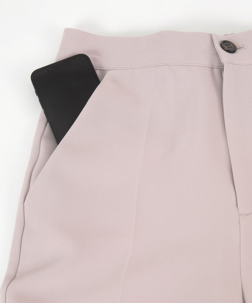 titivate（ティティベイト）の「センタープレスフレアパンツ（その他パンツ・レディース・ブラック/グレイッシュベージュ/アイボリー/ピンクベージュ/ブラウン・M）」の19枚目の写真