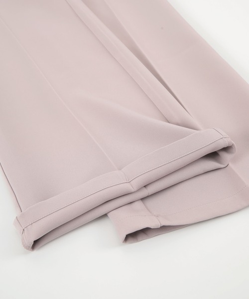 titivate（ティティベイト）の「センタープレスフレアパンツ（その他パンツ・レディース・ブラック/グレイッシュベージュ/アイボリー/ピンクベージュ/ブラウン・M）」の21枚目の写真