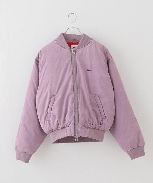OBEY(オベイ)の「【OBEY / オベイ】 FLIGHT BOMBER 121800582:中綿ブルゾン(ブルゾン・レディース・その他・SMALL/MEDIUM)」の3枚目の写真