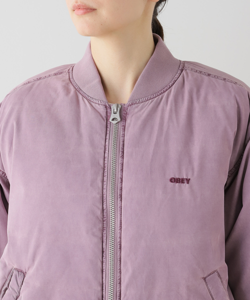 OBEY(オベイ)の「【OBEY / オベイ】 FLIGHT BOMBER 121800582:中綿ブルゾン(ブルゾン・レディース・その他・SMALL/MEDIUM)」の9枚目の写真