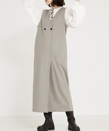 【大人のいちまんワンピ】ウォームジャージージレ風ジャンスカ/冬服/セミオケ