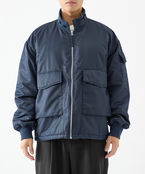 B.C STOCK(ベーセーストック)の「CALIFORNIA SPORTSWEAR別注 G-8WEP ジャケット(ミリタリージャケット・メンズ・カーキ/ネイビー・MEDIUM/LARGE)」の4枚目の写真