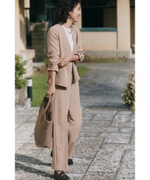B:MING by BEAMS（ビーミングバイビームス）の「【オフィス・フォーマル】ストレート ワイドパンツ（XS～L）（スラックス・レディース）」