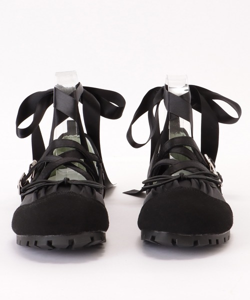 美品✨ダンスコ ストラップ 厚底 バレエシューズ レザー ブラック 38 スニーカーバレエストラップ （ブラック） -fitfit(フィット