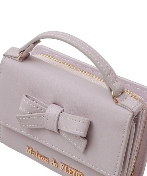 セール】ハンドル付きリボンウォレット（財布）｜Maison de