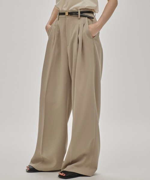 TODAYFUL（トゥデイフル）の「TODAYFUL Tuck Wide Trousers タック
