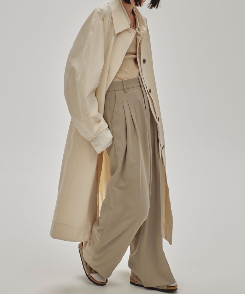 TODAYFUL Tuck Wide Trousers タックワイドトラウザーズ