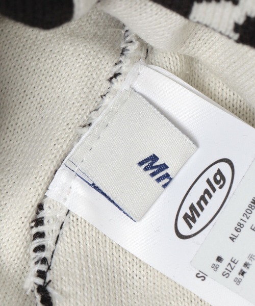 87mm（87mm）の「【UNISEX】Mmlg／ジャガードビーニー（ニットキャップ/ビーニー・レディース・ブラック/グレー/ブルー・FREE）」の16枚目の写真