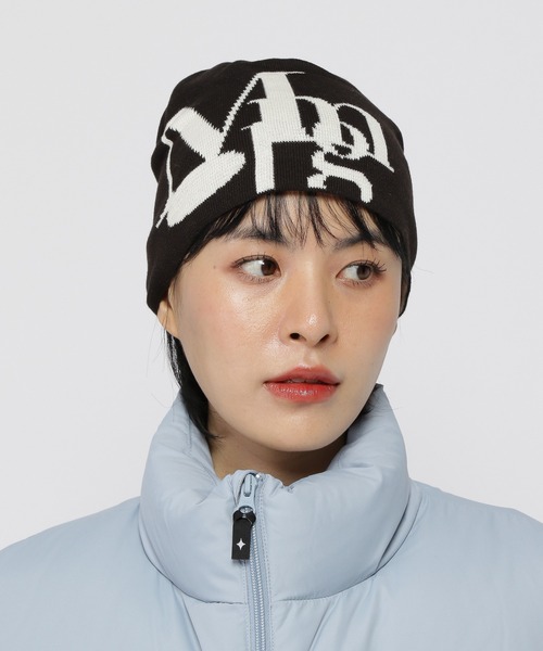 87mm（87mm）の「【UNISEX】Mmlg／ジャガードビーニー（ニットキャップ/ビーニー・レディース・ブラック/グレー/ブルー・FREE）」の17枚目の写真