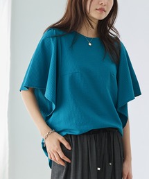 LAVEANGE | サッカーストライプフリルブラウス(シャツ/ブラウス)