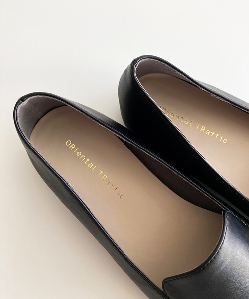 セール】ゴールドモチーフオペラパンプス 41322（ローファー