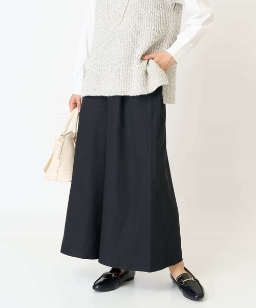 a.v.v(アーヴェヴェ)の「ウール調フレアパンツ(その他パンツ・レディース・ブラック/グレー系その他・36/34/38/40/42)」の1枚目の写真