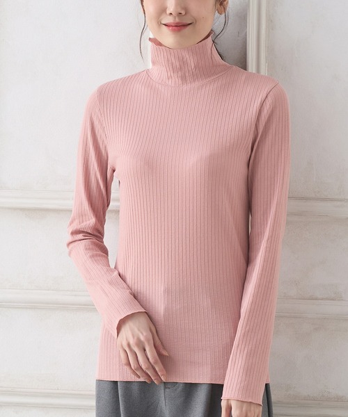 セール】リブハイネックTシャツ（Tシャツ/カットソー）｜Honeys