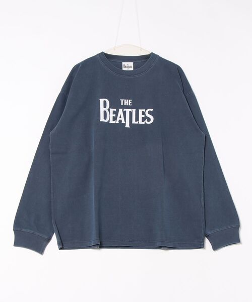 【THE BEATLES/ザ ビートルズ】ピグメント ロゴプリント ロングスリーブTシャツ（Tシャツ/カットソー）｜The Beatles（ザビートルズ）