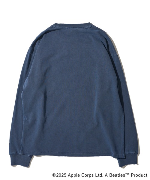 The Beatles(ザビートルズ)の「【THE BEATLES/ザ ビートルズ】ピグメント ロゴプリント ロングスリーブTシャツ(Tシャツ/カットソー・レディース・チャコールグレー/ネイビー/オフホワイト・LARGE/MEDIUM/X-LARGE)」の9枚目の写真