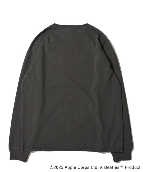 The Beatles(ザビートルズ)の「【THE BEATLES/ザ ビートルズ】ピグメント ロゴプリント ロングスリーブTシャツ(Tシャツ/カットソー・レディース・チャコールグレー/ネイビー/オフホワイト・LARGE/MEDIUM/X-LARGE)」の7枚目の写真