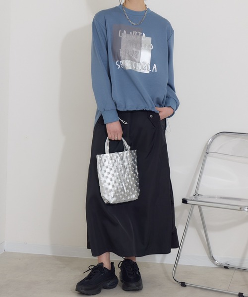 MILLELA FIRENZE エンボスレザーミニトート（トートバッグ