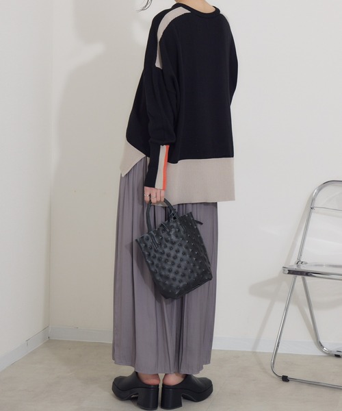 Paradise Picnic（パラダイスピクニック）の「MILLELA FIRENZE  エンボスレザーミニトート（トートバッグ・レディース・アイボリー/ゴールド/シルバー/ブラック・FREE）」の8枚目の写真