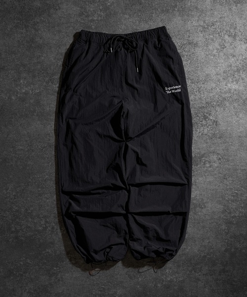 kutir(クティール)の「NYLON FLEECE WIDE PANTS/ナイロンフリースワイドパンツ(その他パンツ・メンズ・ブラック/ネイビー/グレイッシュベージュ・SMALL/MEDIUM/LARGE)」の4枚目の写真