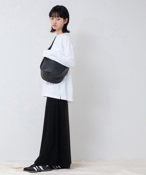 HEILIS(ヘイリス)の「Iラインカットナローロングスカート / マキシ丈(スカート・レディース・チャコールグレー/ブラック・FREE)」の18枚目の写真