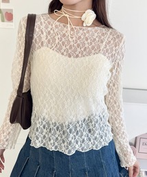 Loueme | シアーレーストップス(Tシャツ/カットソー)