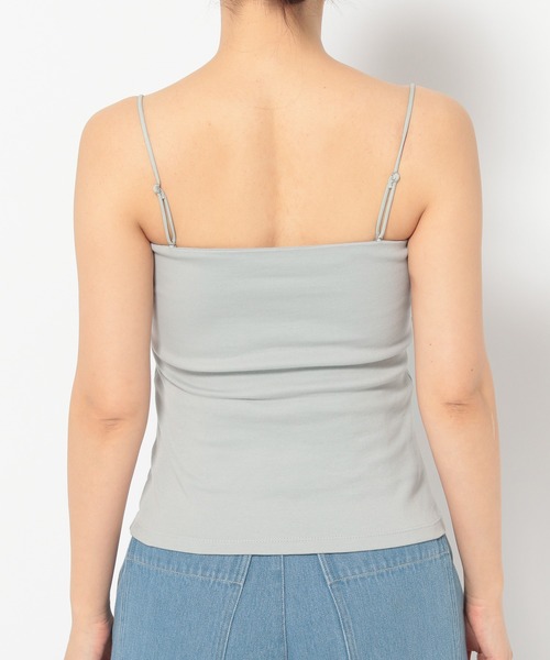 mysty woman（ミスティウーマン）の「あんず企画・モールドカップ付きインナーキャミソール  322314（キャミソール・レディース・ブラック/グレー/オフホワイト/ピンク・FREE）」の22枚目の写真