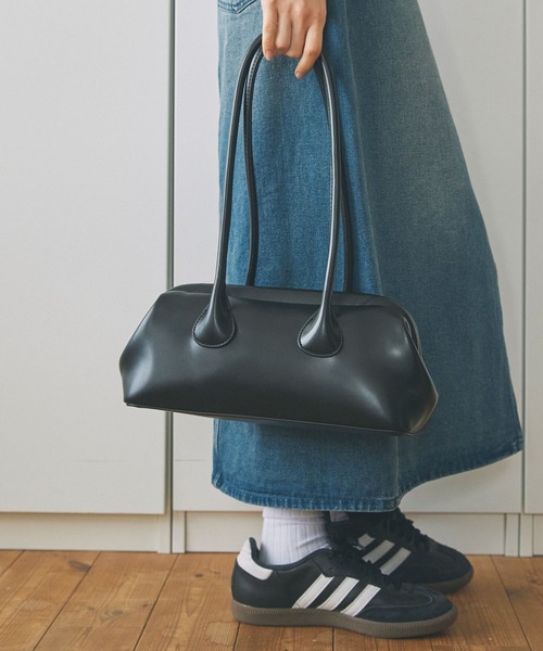 Unblend】ロングハンドル がまぐち ショルダーバッグ MONO-MART