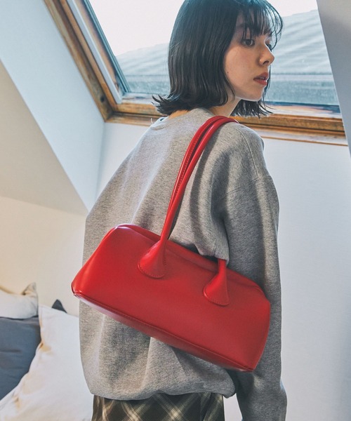 Unblend（アンブレンド）の「【Unblend】ロングハンドル がまぐち ショルダーバッグ（ショルダーバッグ・レディース・レッド/ブラウン/ブラック・FREE）」の21枚目の写真