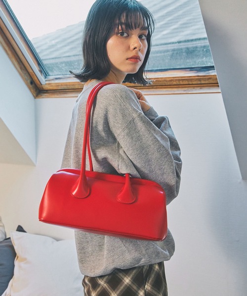 Unblend（アンブレンド）の「【Unblend】ロングハンドル がまぐち ショルダーバッグ（ショルダーバッグ・レディース・レッド/ブラウン/ブラック・FREE）」の22枚目の写真