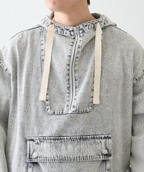 クーティー　アノラックパーカー COOTIE PRODUCTIONS/N/L/C Weather Cloth Anorak Hoodie（Black