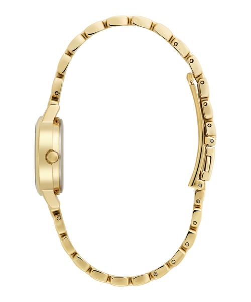 OLIVIA BURTON(オリビアバートン)の「「OLIVIA BURTON/オリビアバートン」クラシックス - ミニ シルバー ホワイト サンレイ ゴールド ブレスレット(アナログ腕時計・レディース・イエローゴールド・FREE)」の3枚目の写真