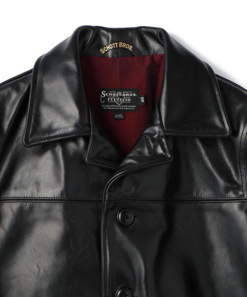 Schott(ショット)の「Schott/ショット/632US NEW CARCOAT/ニュー カーコート ジャケット(ライダースジャケット・メンズ・ブラック・36/38/40/42/44)」の12枚目の写真