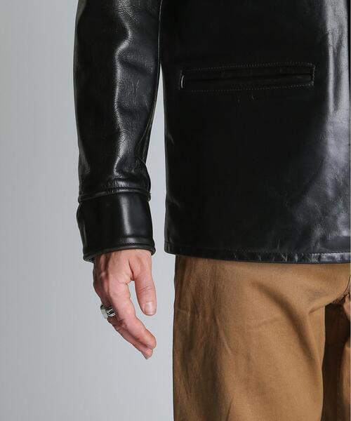 Schott(ショット)の「Schott/ショット/632US NEW CARCOAT/ニュー カーコート ジャケット(ライダースジャケット・メンズ・ブラック・36/38/40/42/44)」の6枚目の写真