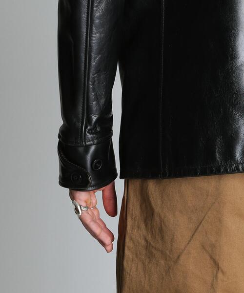 Schott(ショット)の「Schott/ショット/632US NEW CARCOAT/ニュー カーコート ジャケット(ライダースジャケット・メンズ・ブラック・36/38/40/42/44)」の5枚目の写真