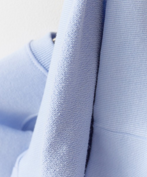 ROOPTOKYO（ループトウキョウ）の「College logo style printed short length sweatshirt / カレッジロゴ風プリントショート丈 スウェット（スウェット・レディース・ブルー/アイボリー/グレー・FREE）」の8枚目の写真