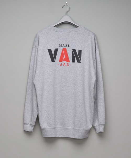 MASU(エムエーエスユー)の「【MASU/エムエーエスユー】“MASU X VAN JAC” LEGEND SWEATSHIRT(スウェット・メンズ・グレー・44/46)」の4枚目の写真