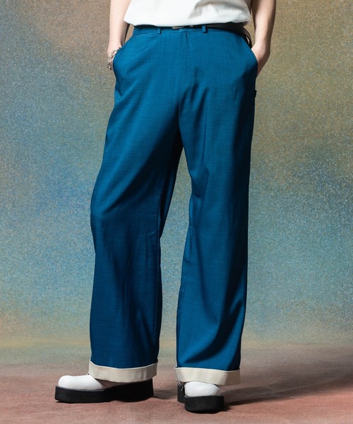 glamb（グラム）の「Suit Fabric Pajamas Pants / スーツファブリックパジャマパンツ（その他パンツ・メンズ・ブルー/ブラック/ホワイト・S/M/L）」の3枚目の写真