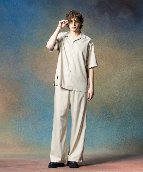 glamb（グラム）の「Suit Fabric Pajamas Pants / スーツファブリックパジャマパンツ（その他パンツ・メンズ・ブルー/ブラック/ホワイト・S/M/L）」の4枚目の写真