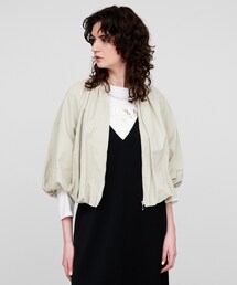 cloenc | 【手洗い可/気温差対応】バルーンフォルムショートブルゾン(ブルゾン)