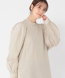 モールストライプチュニック