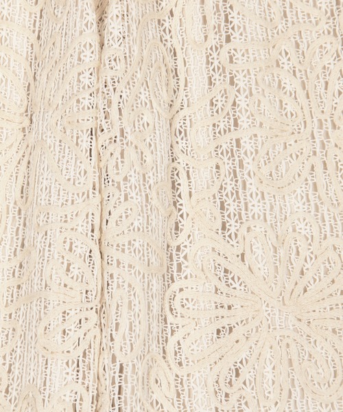 NICOLE white（ニコルホワイト）の「コード刺繍パンツ（その他パンツ・レディース・モカ/ブラック/アイボリー・FREE）」の12枚目の写真