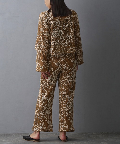 NICOLE white（ニコルホワイト）の「コード刺繍パンツ（その他パンツ・レディース・モカ/ブラック/アイボリー・FREE）」の15枚目の写真