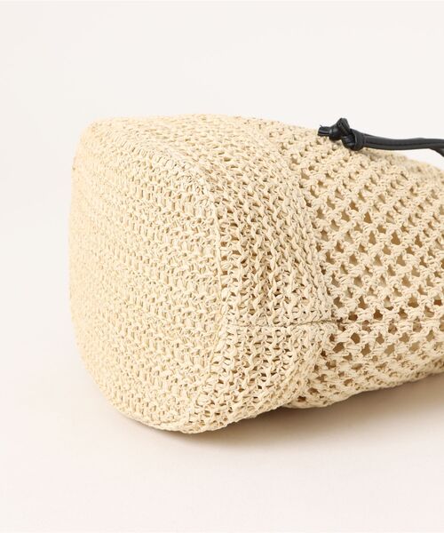 florist（フローリスト）の「2WAY カゴ編みレザーライクワンハンドルバッグ/ショルダーバッグ（かごバッグ・レディース・ブラウン系1/アイボリー系2/ブラウン系2/ブラック系2/アイボリー系1・FREE）」の16枚目の写真